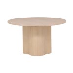 Paris prix - table basse ronde 'olivia' 80cm naturel