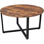 Table basse ronde, table basse, table de salon, table de canap industrielle