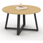 Idmarket - table basse ronde selma 70 cm
