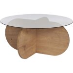 Asir group llc - table basse ronde en verre aeris
