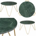 Table basse vert 65x65x42 cm pierre véritable et texture marbre - table basse - meuble salon - table ... Table basse vert 65x65x42 cm pierre véritable et texture marbre - table basse - meuble salon - table ...