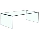 Atmosphera - table basse lenia transparent 110x55x38cm crateur d'intrieur
