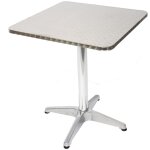 Hhg - jamais utilis] table de bistro m28, rectangulaire, 60cm