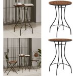 Table de bistro mosaque terre cuite 50x70 cm cramique - table de bistro - table extrieure - table ...