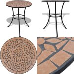 Table de bistro terre cuite 60 cm mosaïque - table de jardin - table d'appoint - table en céramique - ... Table de bistro terre cuite 60 cm mosaïque - table de jardin - table d'appoint - table en céramique - ...