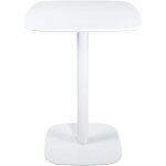 Table de bistrot de cuisine, table d'appoint, hauteur 75 cm, plateau 60 x 60 cm, pour 1 � 2 personnes, ...