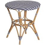 Made in meubles - table de bistrot en rotin elynne Made in meubles - table de bistrot en rotin elynne