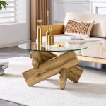 Table  caf table  caf ronde table basse pour canap table  caf de salon moderne, vintage et industrielle ...