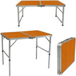 Table de camping 90x60cm portable en aluminium 3kg pliante en mallette Table de camping 90x60cm portable en aluminium 3kg pliante en mallette