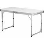 Table de camping pliable 120 cm, table de pique - nique portable avec pieds en aluminium