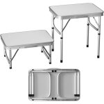Table de camping pliante de 60 cm, table de pique - nique l�g�re en alliage d'aluminium r�glable en hauteur ...