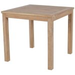 Table carr�e ext�rieur bois de teck massif 80 x 80cm - 80x80x75 cm - kayu meuble