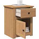 Table de chevet panama 46x40x57 cm bois massif de pin vidaxl