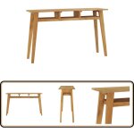 Table console 120x35x75 cm bois de teck massif - table basse - table d'appoint - table console - mobilier ... Table console 120x35x75 cm bois de teck massif - table basse - table d'appoint - table console - mobilier ...