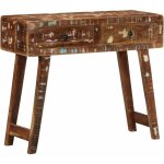 Table console 90x32x75 cm bois massif de récupération vidaxl Table console 90x32x75 cm bois massif de récupération vidaxl