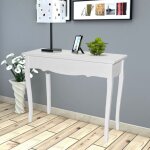 Table de console et coiffeuse blanc vidaxl