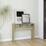 Maisonchic - table console, table d'entr�e, bout de canap� ch�ne sonoma 105x30x80 cm bois d'ing�nierie ...