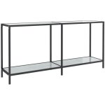 Décoshop26 - table console d'entrée fonctionnel et stylé 160 x 35 x 75, 5 cm verre trempé aspect marbre ... Décoshop26 - table console d'entrée fonctionnel et stylé 160 x 35 x 75, 5 cm verre trempé aspect marbre ...