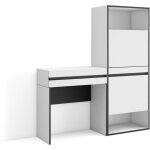Skraut home - table console d'entrée, grand espace de rangement, 130x145x35 cm, avec tiroir, meuble à ... Skraut home - table console d'entrée, grand espace de rangement, 130x145x35 cm, avec tiroir, meuble à ...