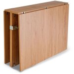 Table console extensible effet bois  troy  100 - 300cm chne clair