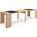 Skraut home - table console extensible, console meuble, 300, pour 14 personnes, table  manger, style ...
