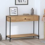 Table console other chne artisanal 100 x 34. 5 x 75 cm