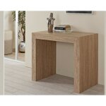 Toscohome - table console à rallonge 50x90 cm orme - audace Toscohome - table console à rallonge 50x90 cm orme - audace