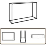 Table console transparent 120x35x75 cm verre trempé - table basse transparente - table d'appoint design ... Table console transparent 120x35x75 cm verre trempé - table basse transparente - table d'appoint design ...