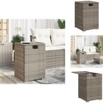 Table de couverture de bouteille de propane gris 40x40x60 cm - table de jardin - mobilier de jardin - ... Table de couverture de bouteille de propane gris 40x40x60 cm - table de jardin - mobilier de jardin - ...