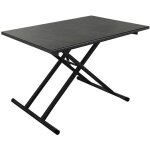Proloisirs - table lvatrice - pump - aluminium poxy graphite - plateau cramique - 120 x 75 cm