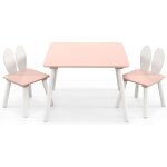 Goplus table enfant avec chaise, table d'activit�s pour tout - petits avec dossier ergonomique en forme ...