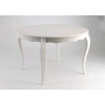 Amadeus - table à manger extensible en bois blanc - charmy Amadeus - table à manger extensible en bois blanc - charmy