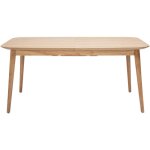 Miliboo - table extensible rallonges intégrées rectangulaire en bois clair chêne l160 - 210 cm ank Miliboo - table extensible rallonges intégrées rectangulaire en bois clair chêne l160 - 210 cm ank