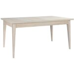 Meublorama - table extensible salle  manger malmo coloris chne clair
