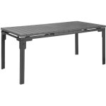 Table d'ext�rieur � lattes extensible valletta grise 1800 mm - bolero