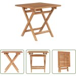 Table ext�rieure - table pliable de jardin 45x45x45 cm bois de teck solide
