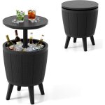 Table glaci�re ext�rieure table bar table de jardin table camping bar exterieur table bar rotin frigo ...