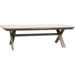 Table de jardin 12 places volupty extensible caf� - hesp�ride