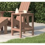 Table de adirondack marron 38x38x46 cm pehd Table de adirondack marron 38x38x46 cm pehd