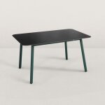 Jj. - table de jardin aluminium et c�ramique 140cm jade - 4 / 6 pers.