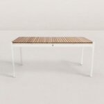 Jj. - table de jardin en aluminium et teck jeanne Jj. - table de jardin en aluminium et teck jeanne