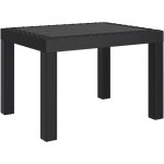 Vidaxl - table de jardin anthracite 59x47x40 cm pp Vidaxl - table de jardin anthracite 59x47x40 cm pp