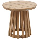 Hesperide - table de jardin d'appoint ronde en bois osuna