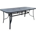 Habitat et jardin - table de jardin 'cordoba' - phoenix - 8 places - gris effet marbre
