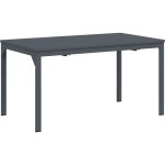 Table d'extension anthracite 180 x 80 x 76 cm acier vidaxl Table d'extension anthracite 180 x 80 x 76 cm acier vidaxl
