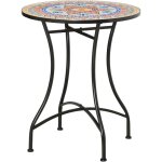 Table de jardin table � manger incrust�e table de bistrot ronde table � manger incrust�e table � manger ...