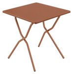 Table de jardin pliante 647072cm - balcony - acier - orange canyon - Table de jardin pliante 647072cm - balcony - acier - orange canyon -