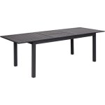 Beliani - table de jardin à rallonge 180 / 240 x 90 cm en aluminium meubles d'extérieur gris foncé skaloma ... Beliani - table de jardin à rallonge 180 / 240 x 90 cm en aluminium meubles d'extérieur gris foncé skaloma ...