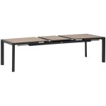 Table de jardin rectangulaire extensible alu evasion 8 / 10 places effet bois + 10 fauteuils piazza - ... Table de jardin rectangulaire extensible alu evasion 8 / 10 places effet bois + 10 fauteuils piazza - ...