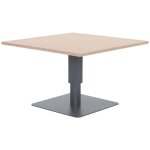 Table de jardin relevable carrée salimia graphite & honey 110 x 110 x 69cm en aluminium - hespéride Table de jardin relevable carrée salimia graphite & honey 110 x 110 x 69cm en aluminium - hespéride